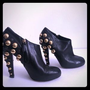 Gucci black ankle booties